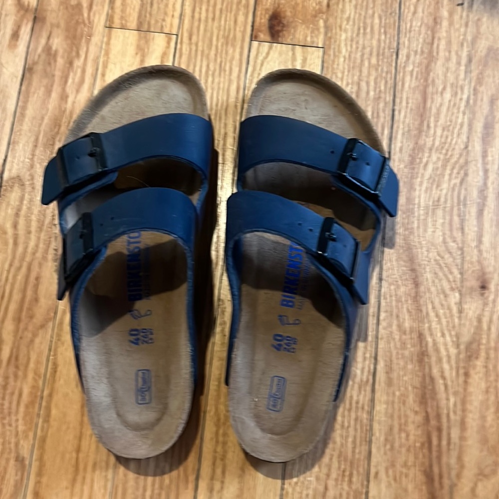 Brand New Navy Birkenstock Sandals